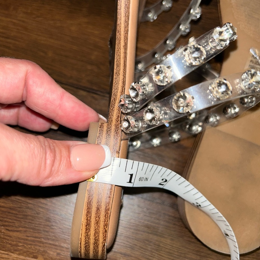 Steve Madden Rhinestone Sandals - Picture 7 of 10